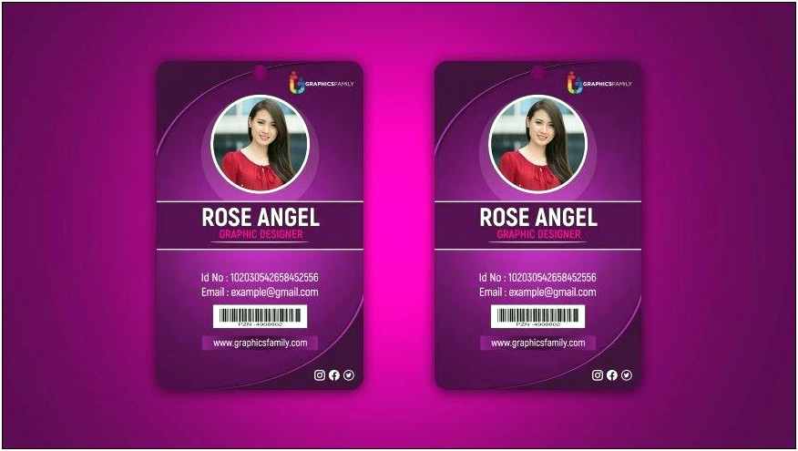 Id Card Template Free Download For Mac