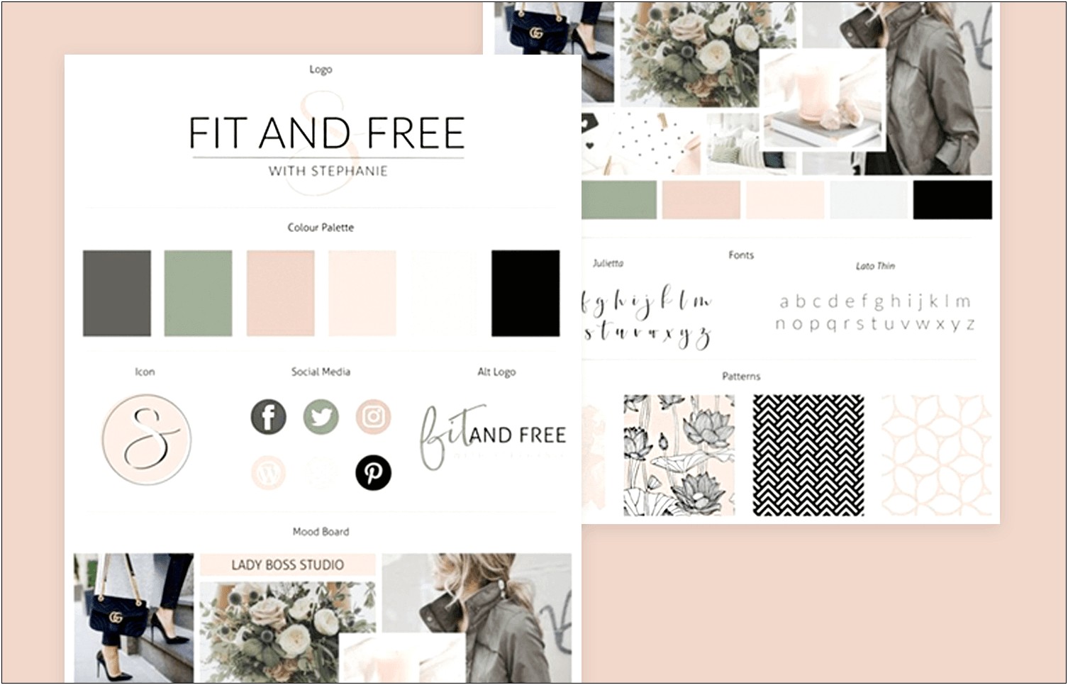 Interior Design Mood Board Template Free