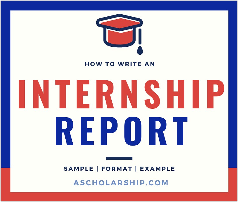 Internship Report Template Word Free Download