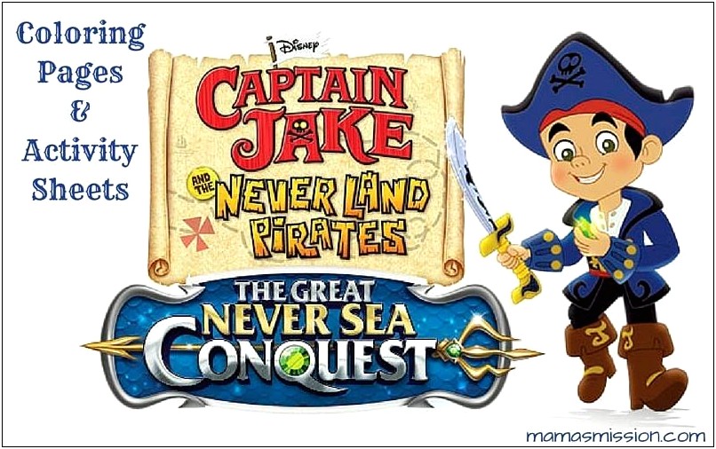 Jake And The Neverland Pirates Free Templates