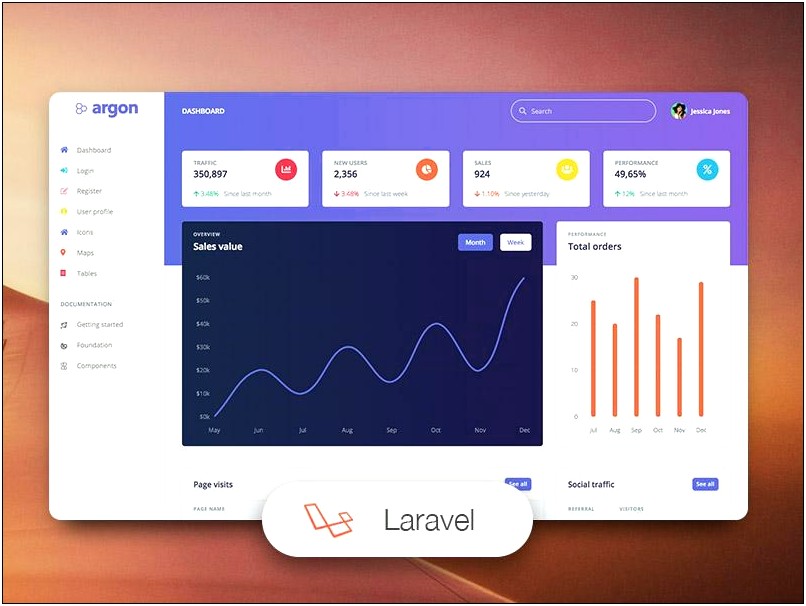 Laravel Admin Panel Template Free Download