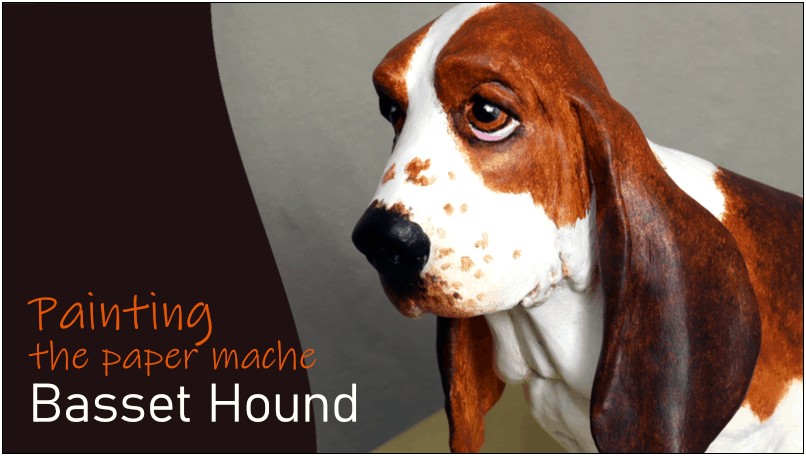 Lined Stationery Template Basset Hound Puppies Free