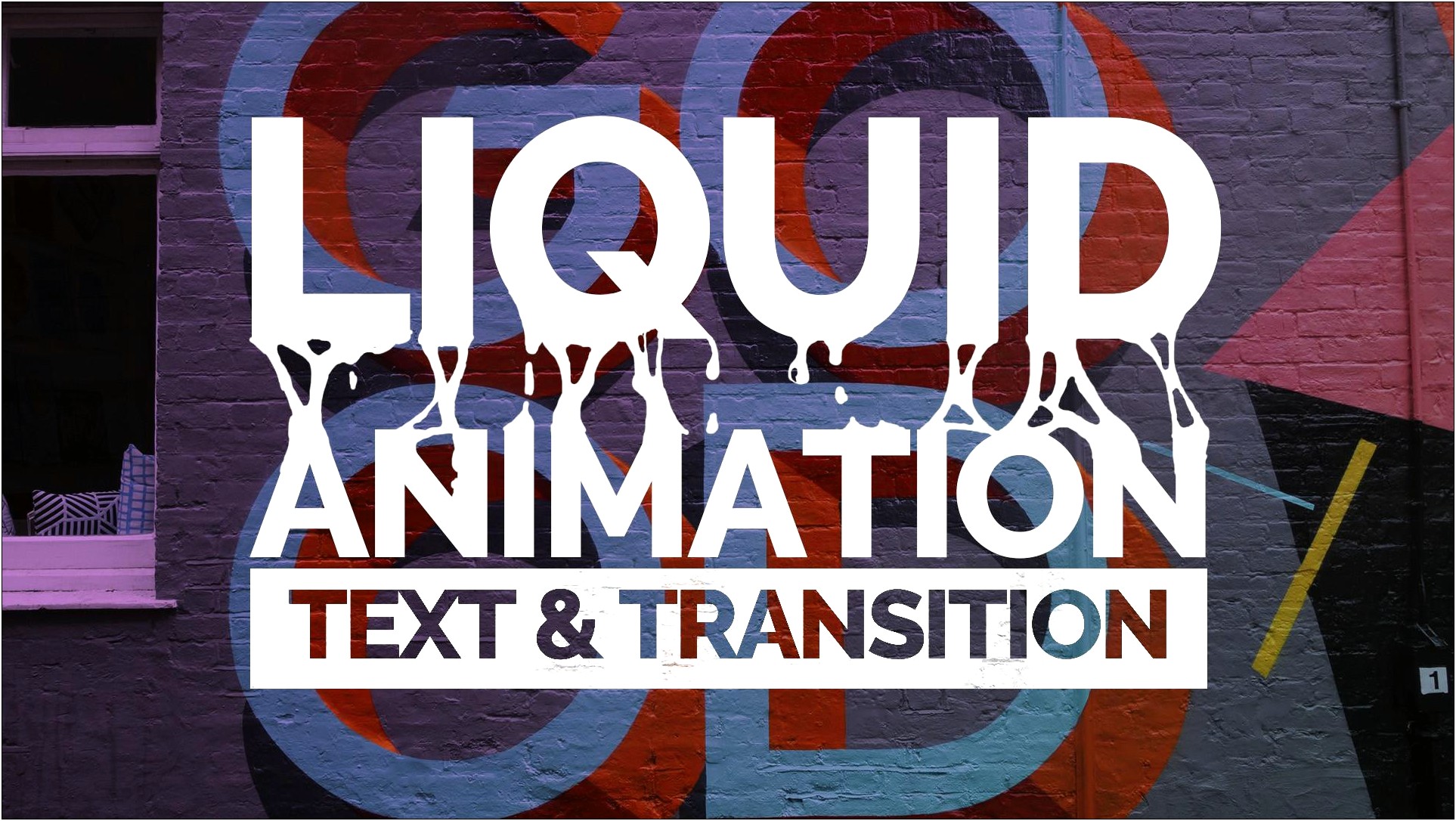 Liquid Text After Effects Template Free