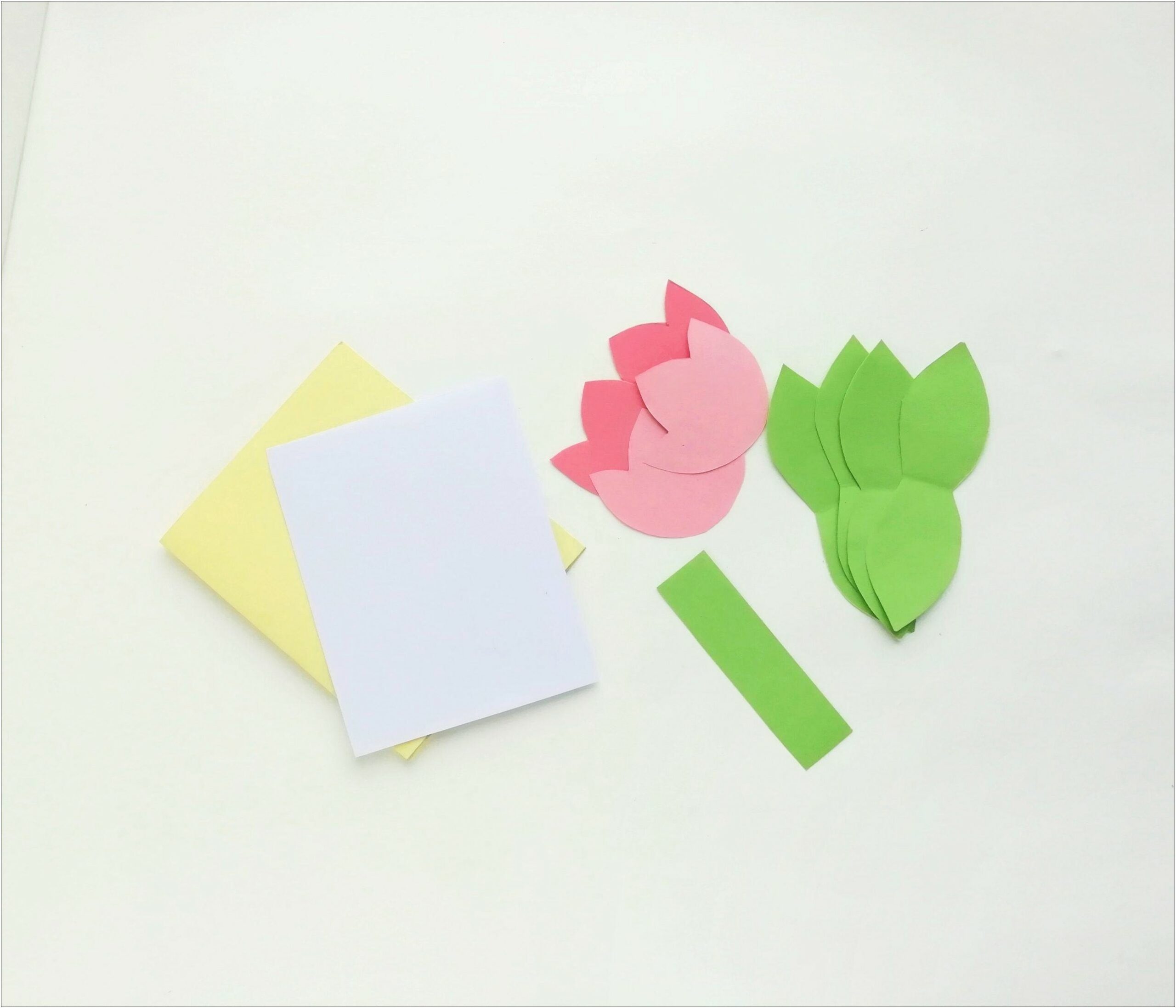 Lotus Flower Pop Up Card Template Free