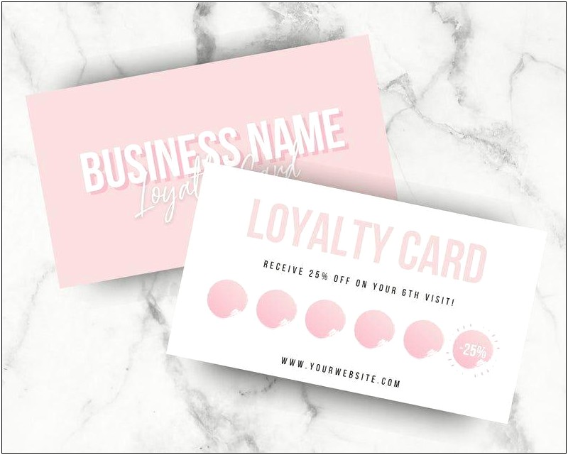 Loyalty Card Template Free Microsoft Word