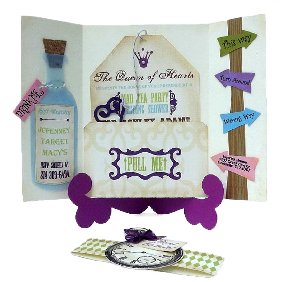 Mad Hatter Tea Party Invitation Templates Free