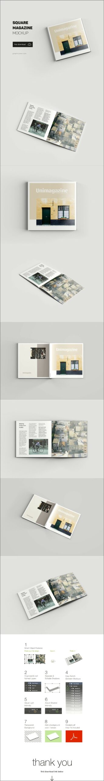 Magazine Design Templates Psd Free Download