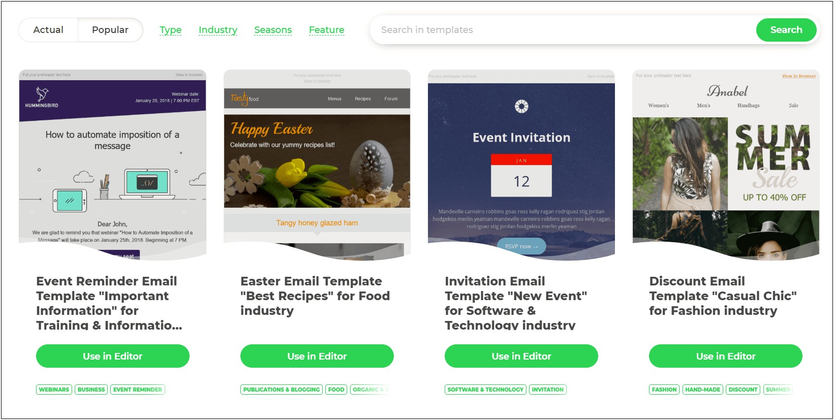 Mailchimp Html Newsleter Templates Free Eye Catching