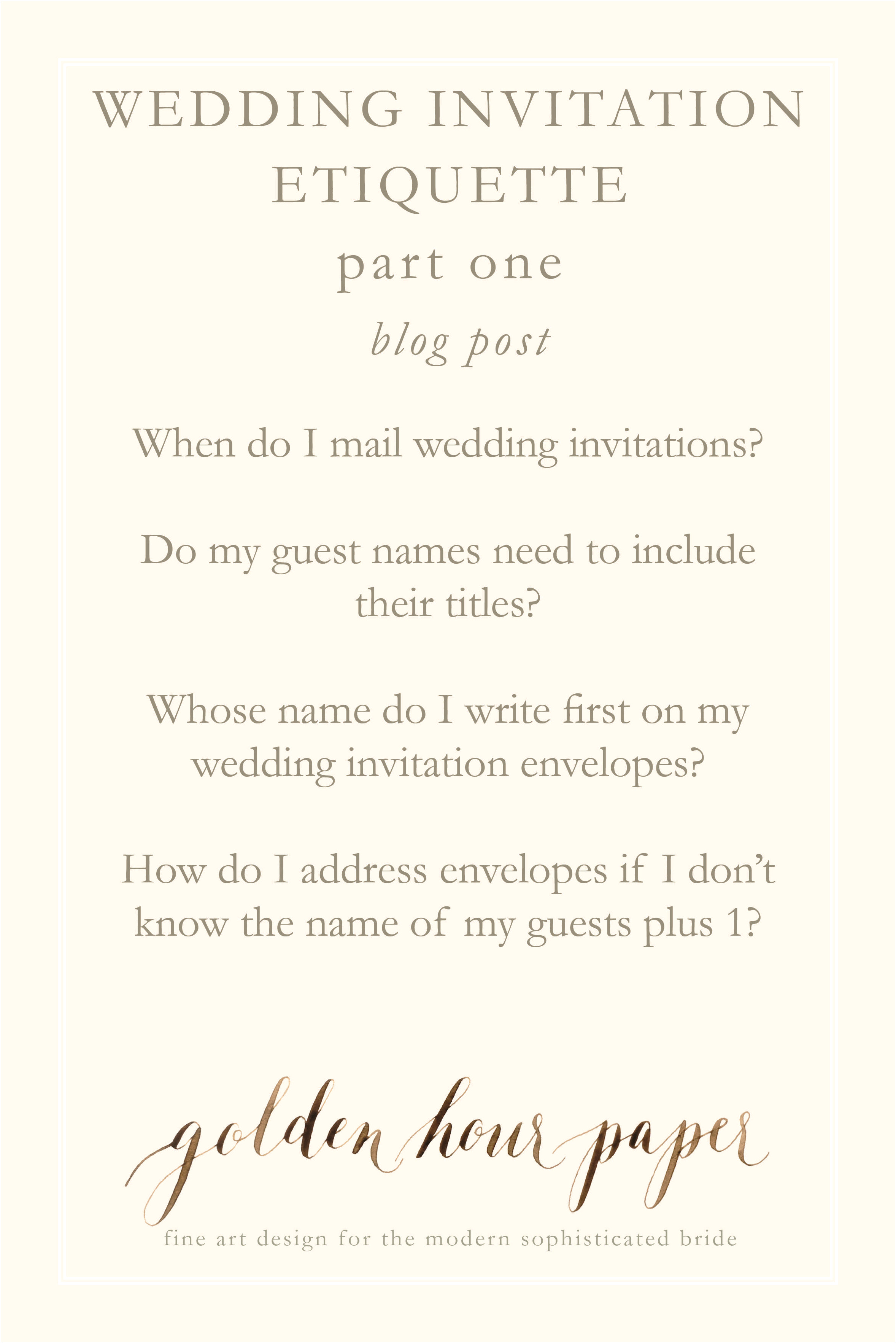 Man Or Woman First On Wedding Invitations