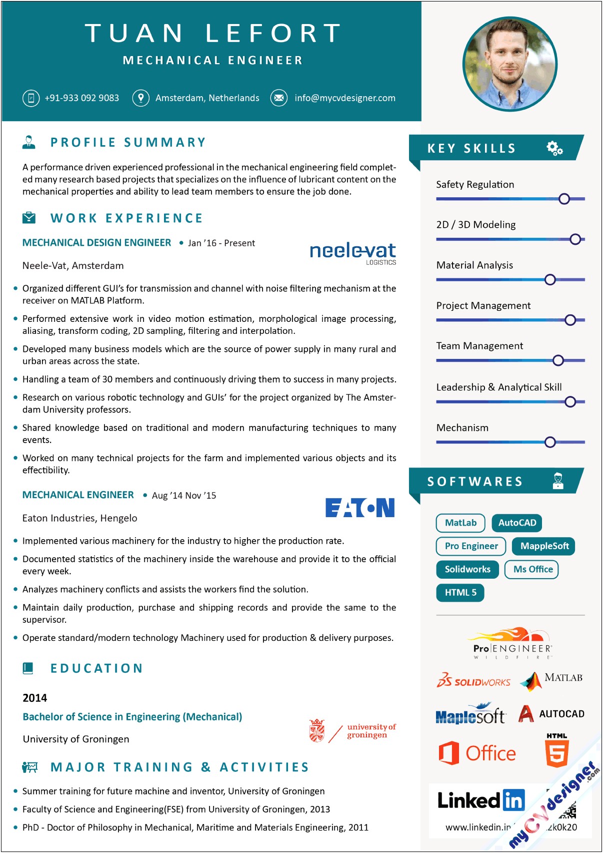 Mechanical Engineer Cv Templates Free Download Word Document