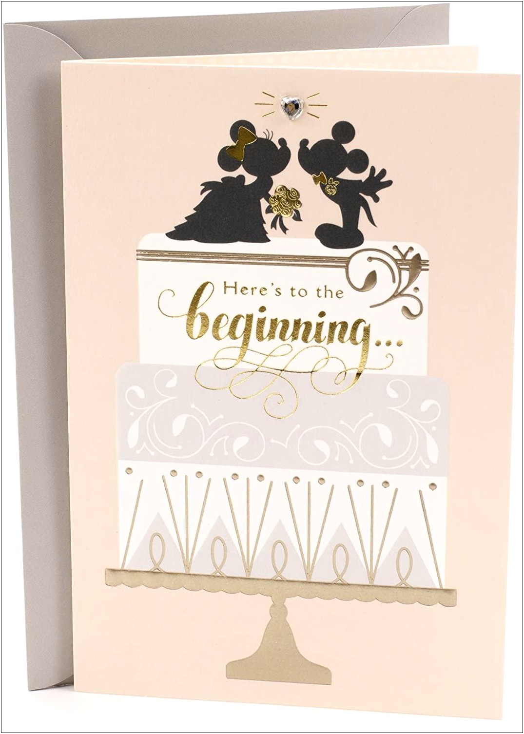 Mickey And Minnie Address For Wedding Invitation