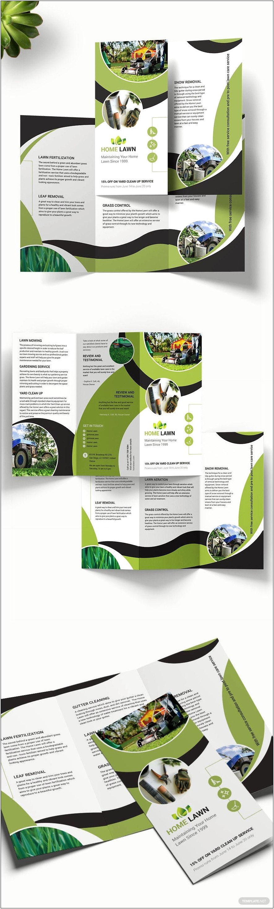 Microsoft Word Tri Fold Brochure Templates Free Download