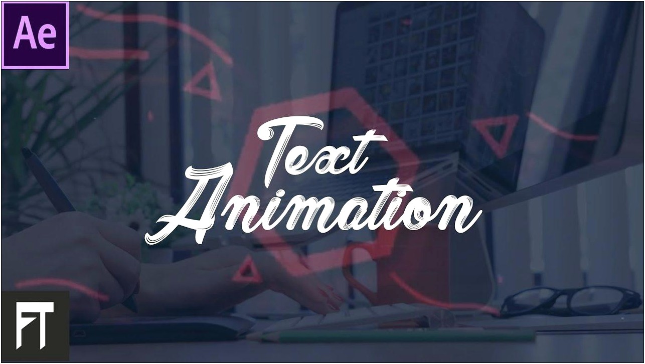 Motion Graphics Text Animation After Effects Template Free