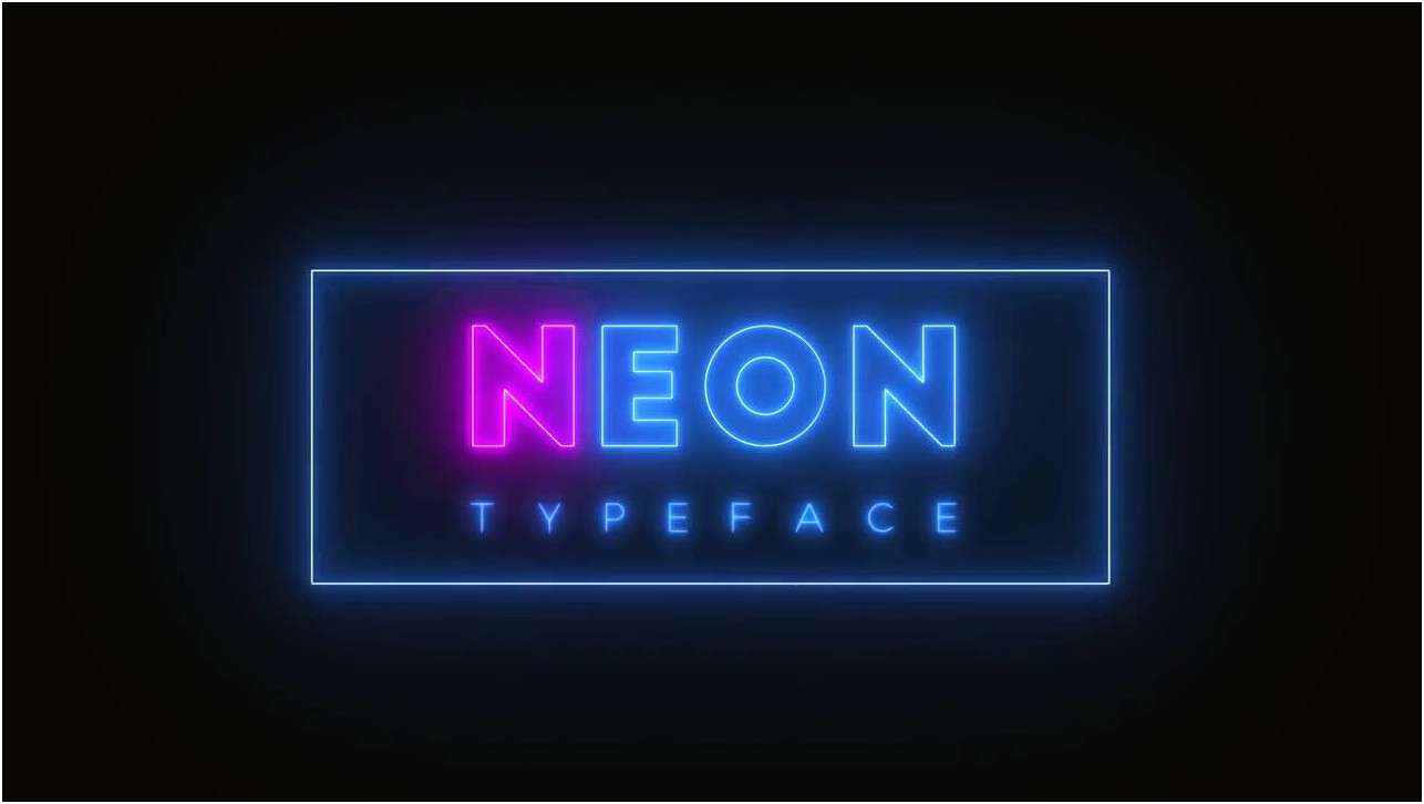 Neon Sign Template Premiere Pro Free