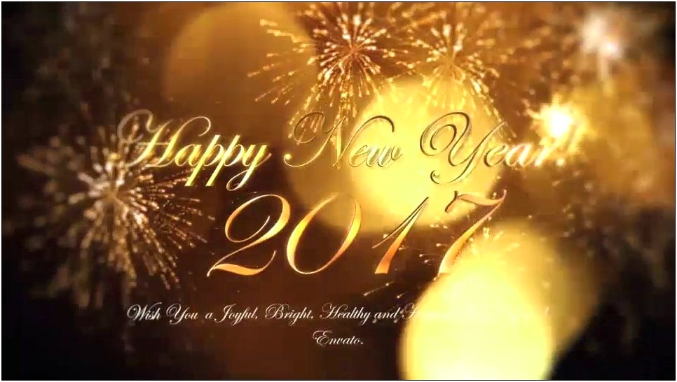 New Year After Effects Template Free Download