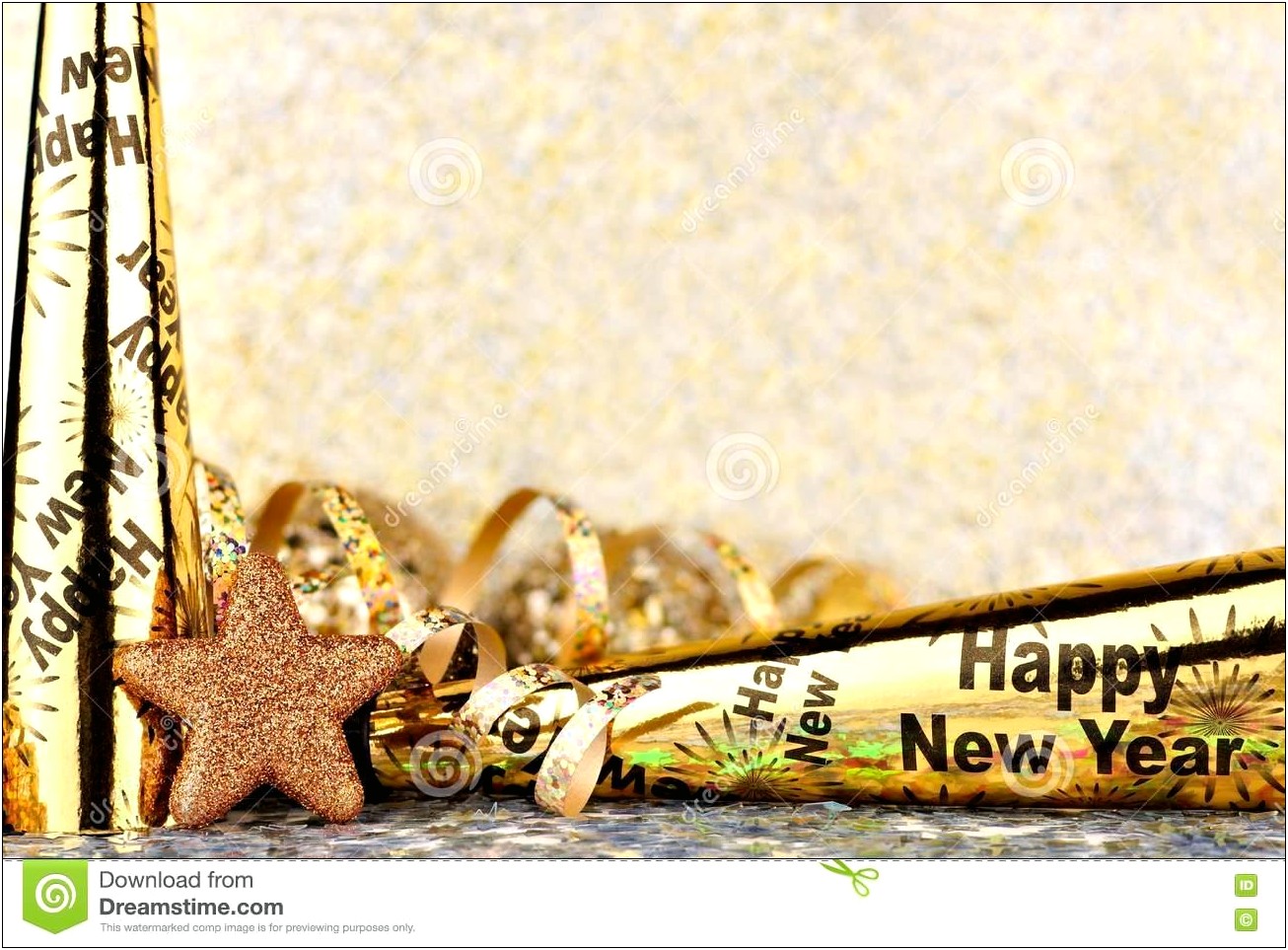 New Year's Eve Border Templates Free