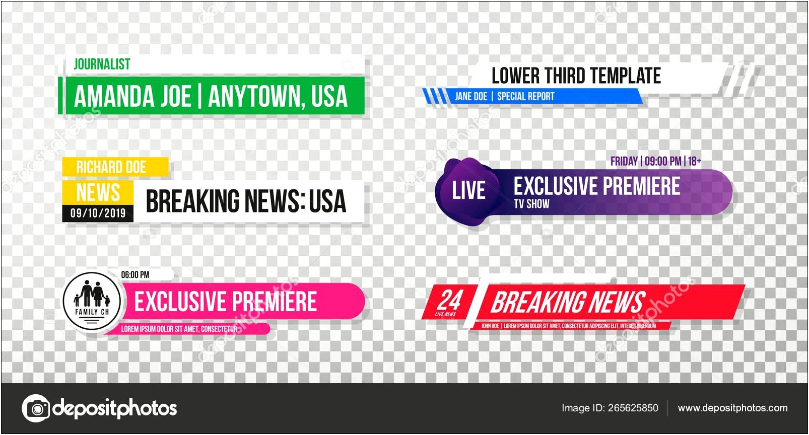 Free News Lower Third Template Premiere Pro Templates : Resume