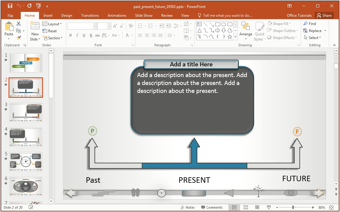 Past Present Future Powerpoint Template Free