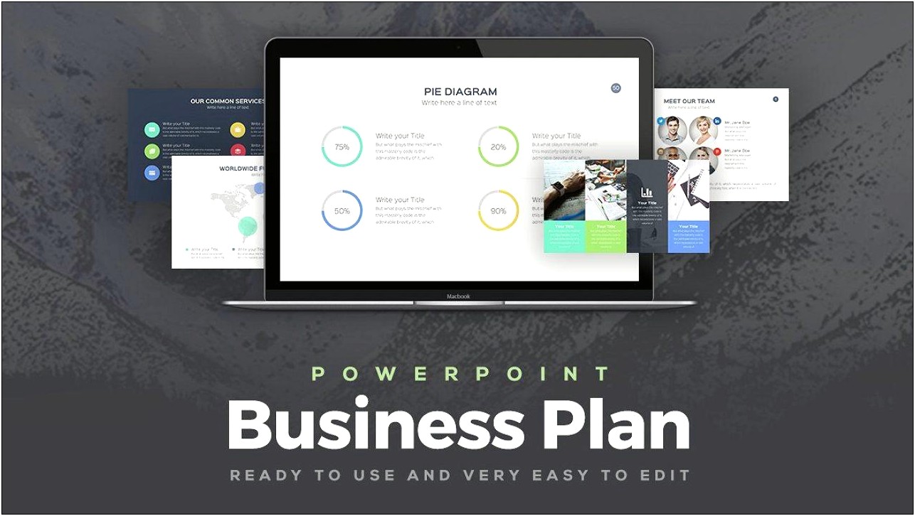 Plan On A Page Template Powerpoint Free