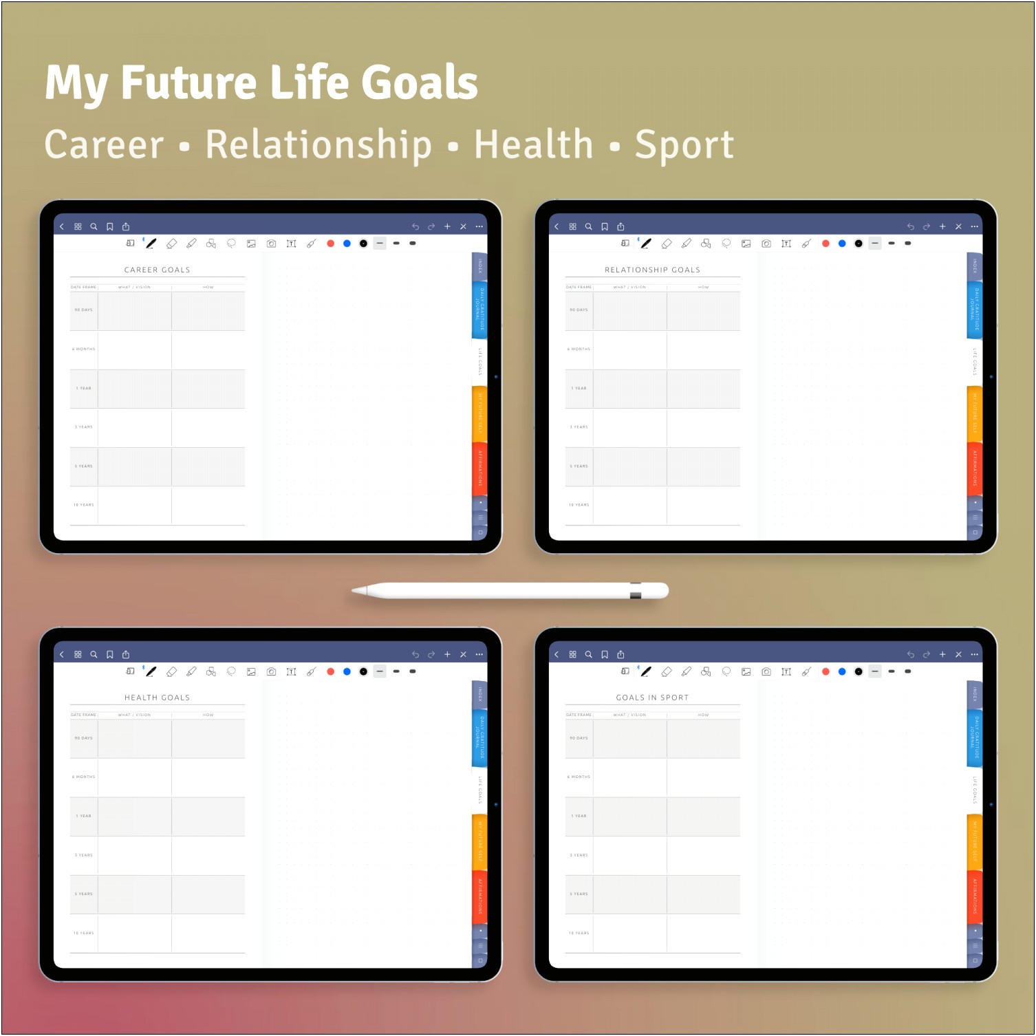 Planners To Transform Life Digital Free Template