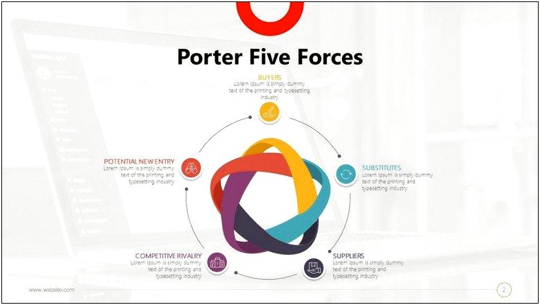 Porters 5 Forces Powerpoint Template Free Download