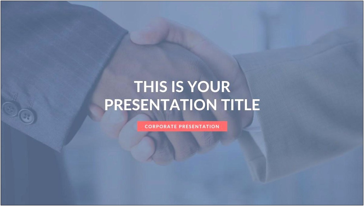 Ppt Templates Free For Business Presentation Title Page