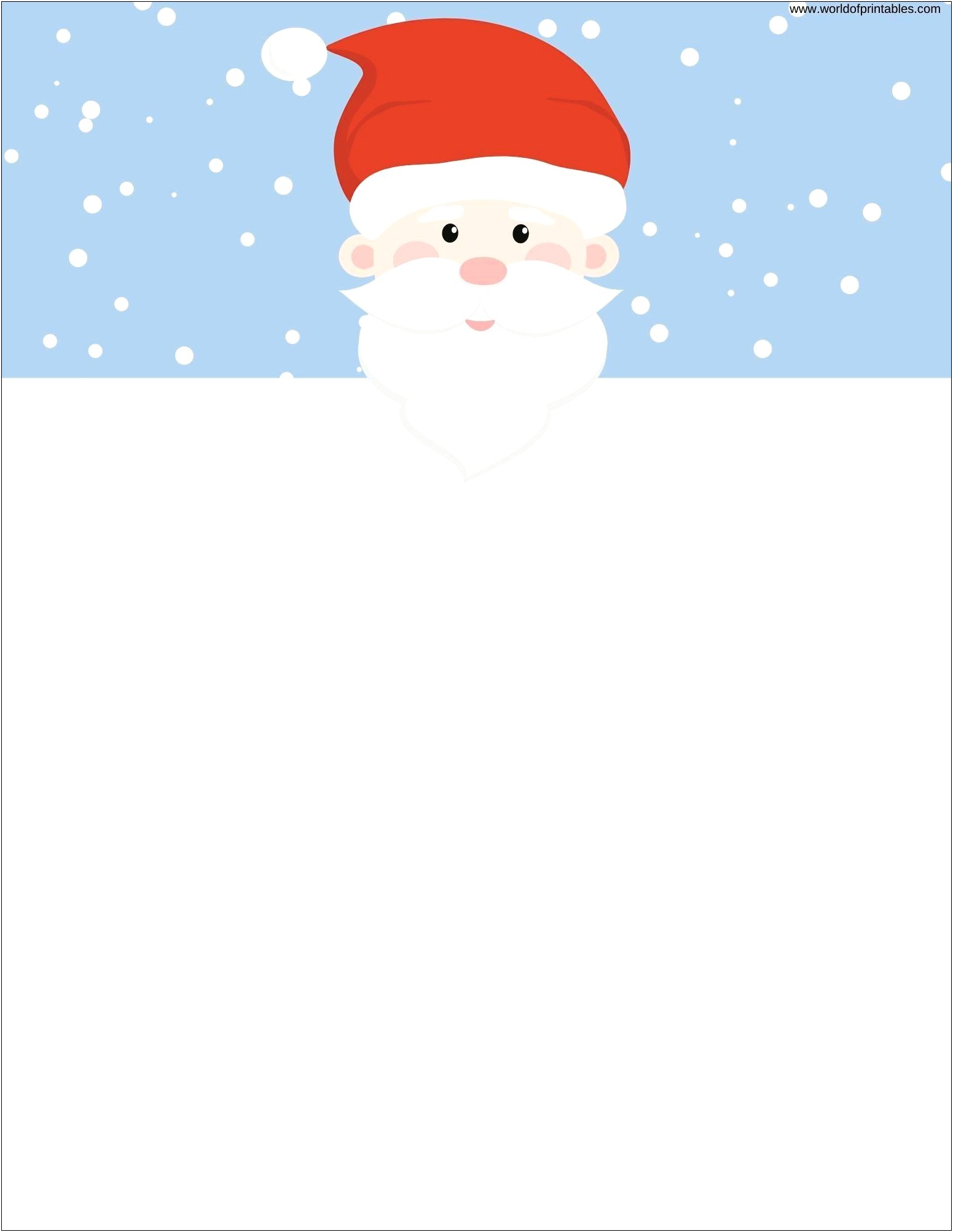 Printable Letter From Santa Template Free Templates : Resume Designs