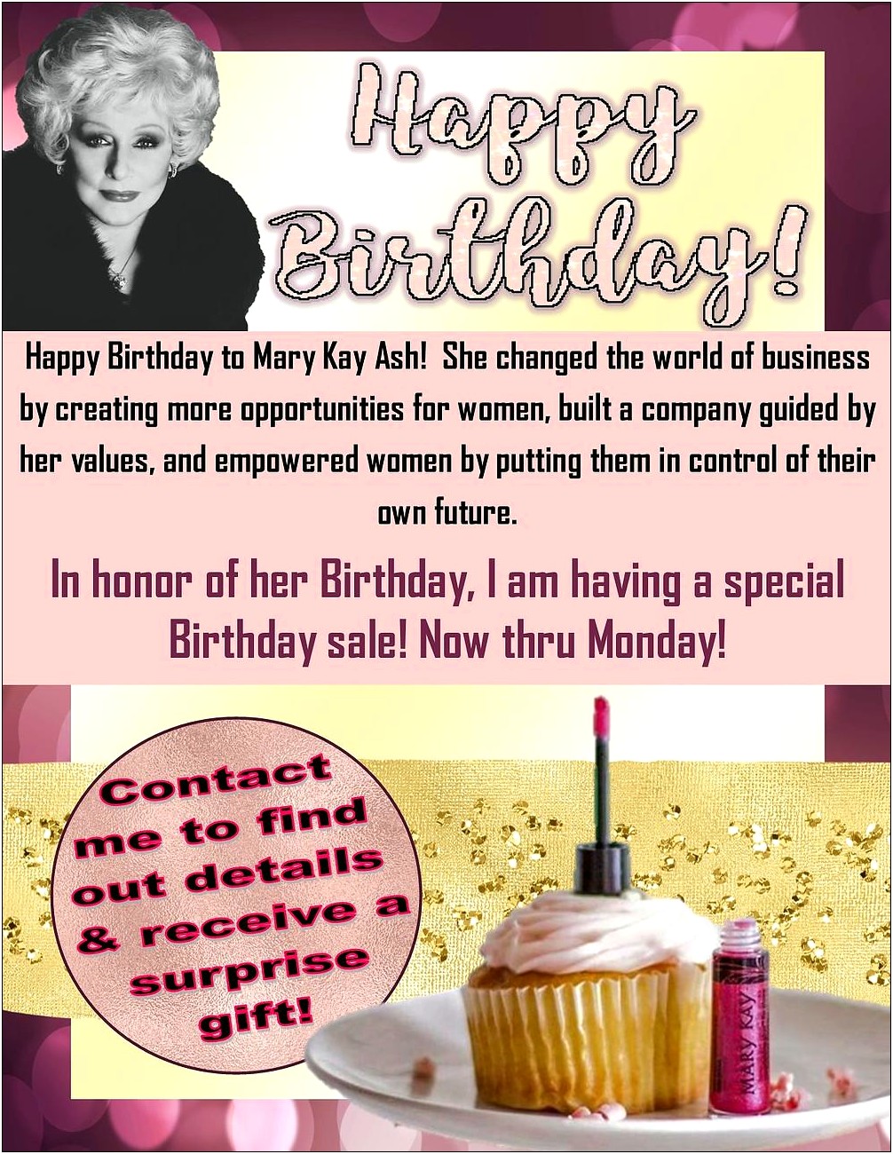 Printable Mary Kay Flyer Templates Free