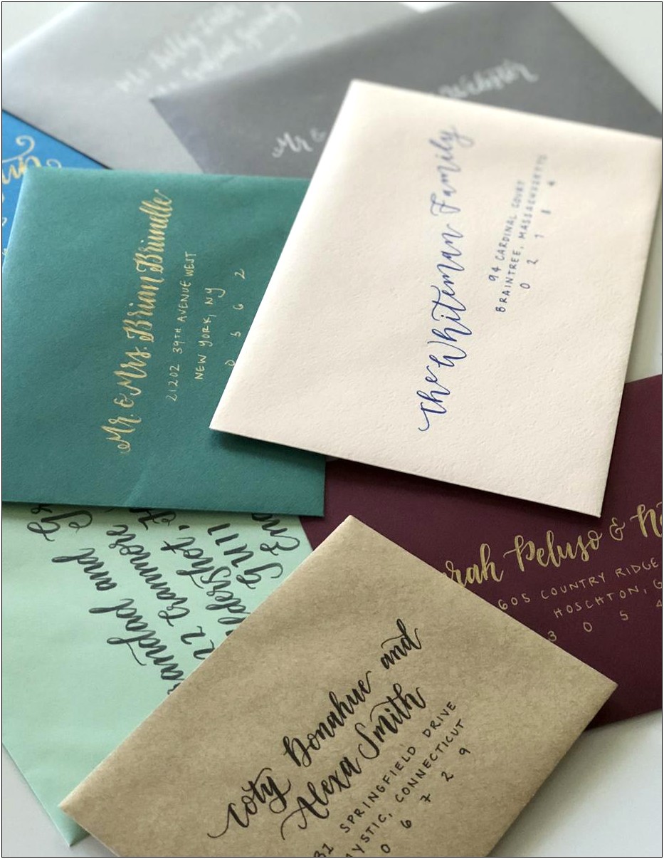 Proper Addressing Of Wedding Invitation Envelopes