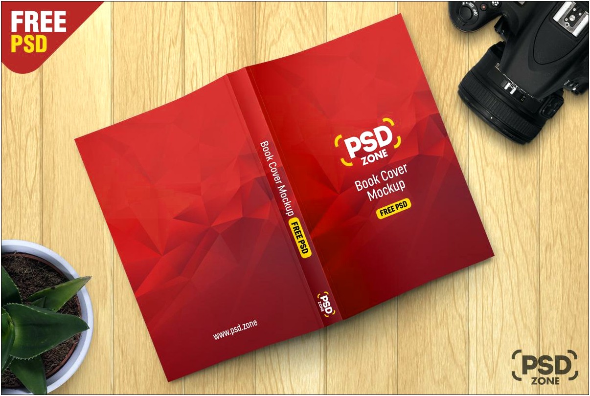 Psd Book Cover Mockup Template 2 Free Download