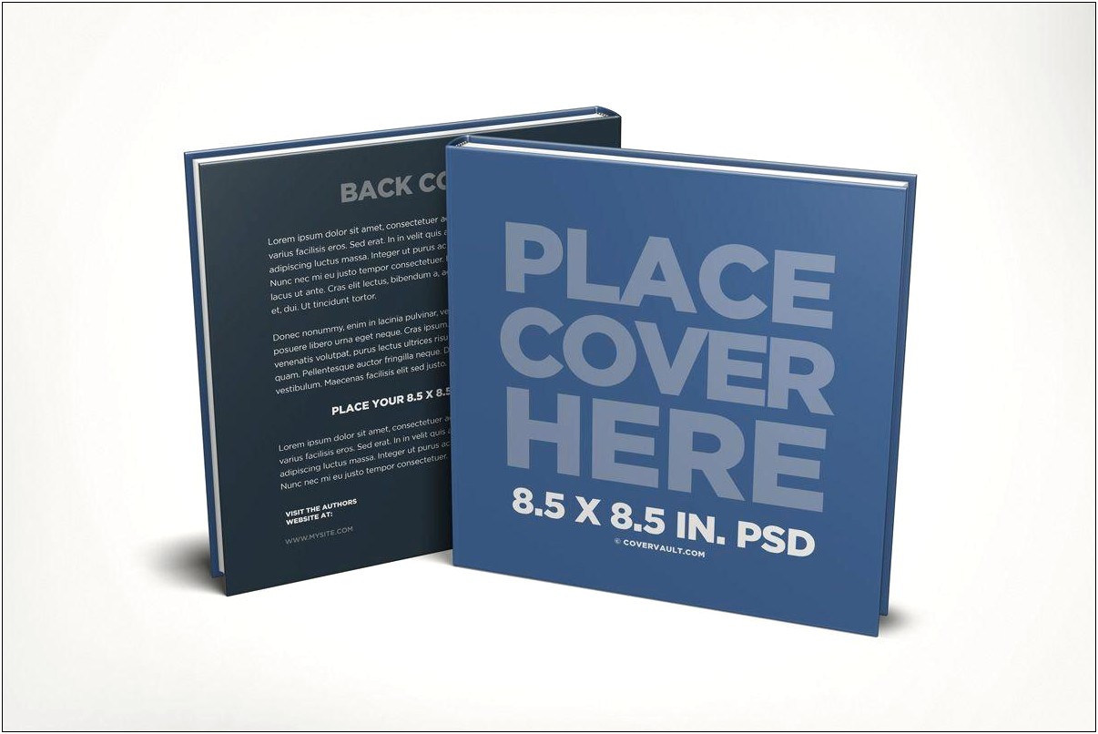 Psd Book Cover Mockup Template Free