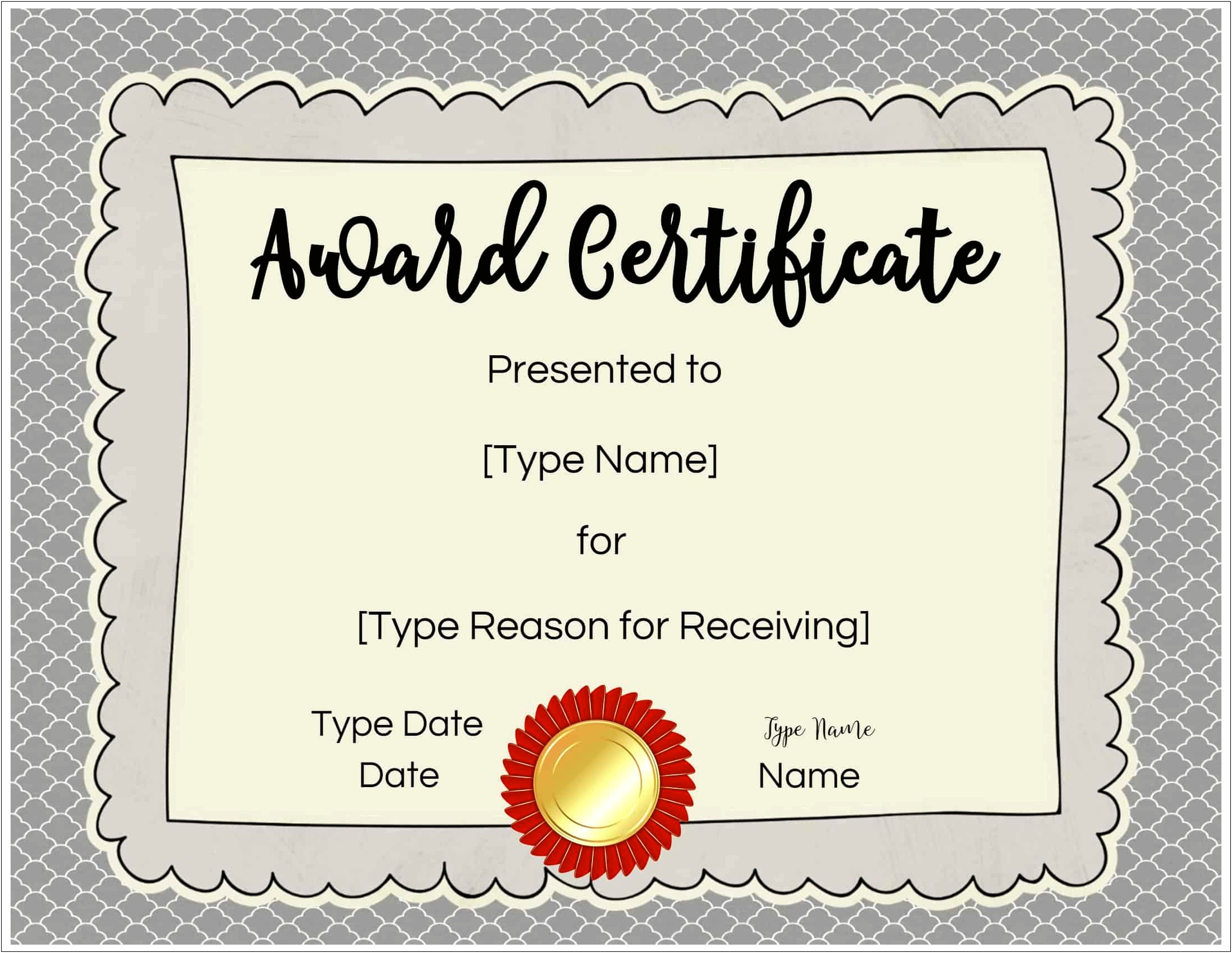 Read 180 Awards Templates For Teachers Free