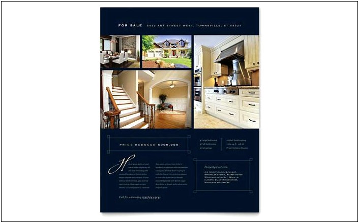 Real Estate Flyer Templates Free For Publisher