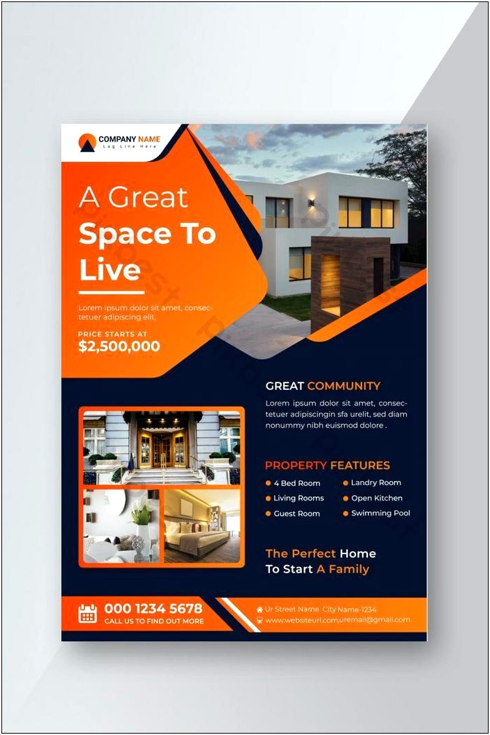 Real Estate Listing Flyer Template Free