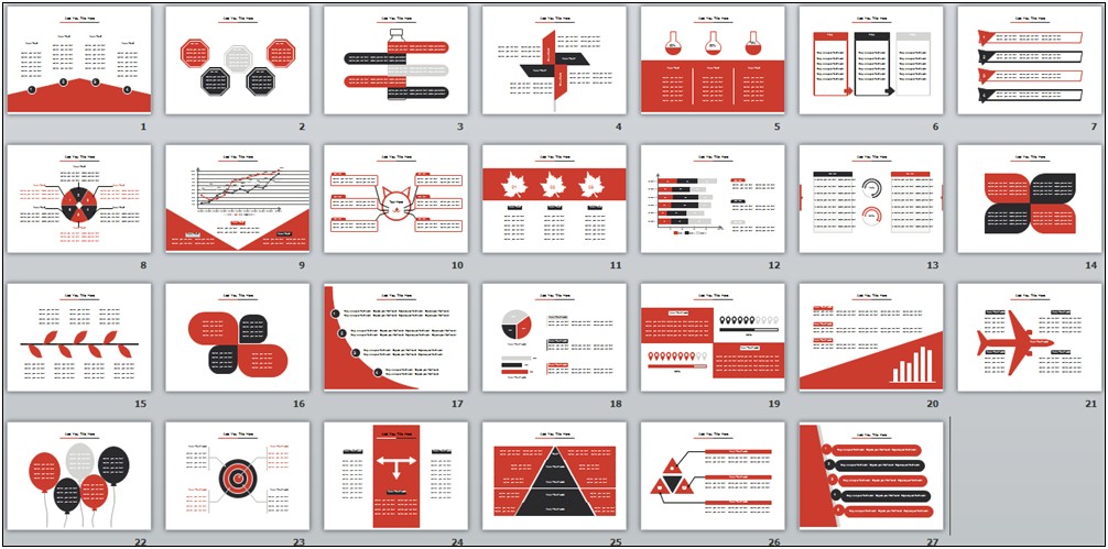 Red And White Ppt Templates Free Download