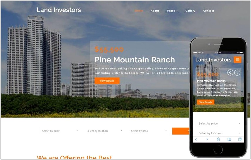 Responsive Templates Free Download For Real Estate