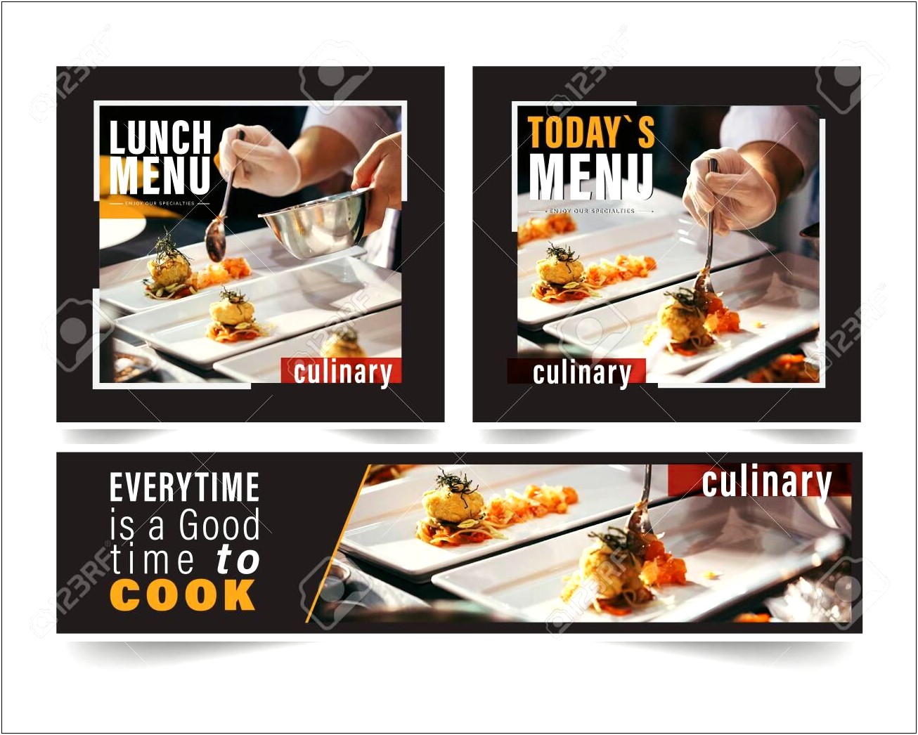 Restaurant Social Media Advertisement Template Online Free