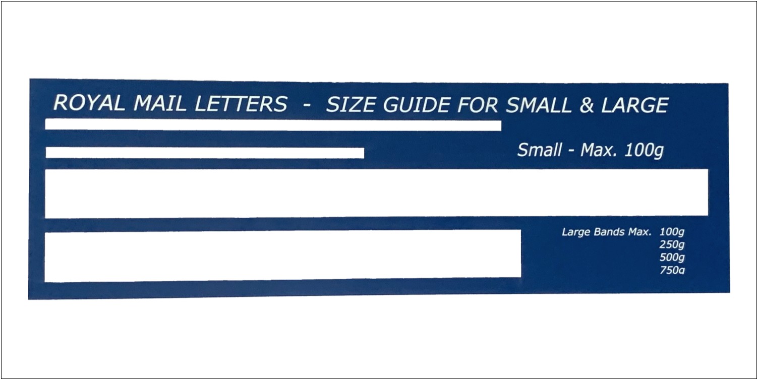 Royal Mail Letter Size Guide Template Free