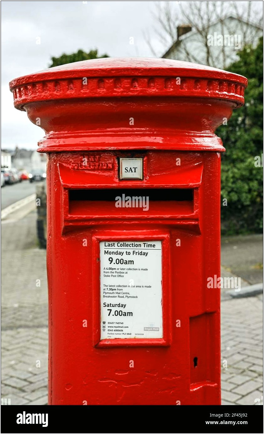 Royal Mail Wedding Post Box Sign Template Free