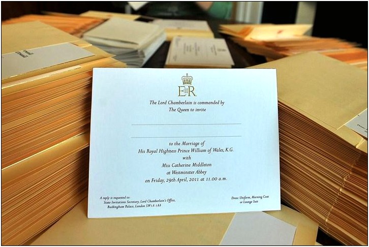 Royal Wedding Invitation Harry And Meghan