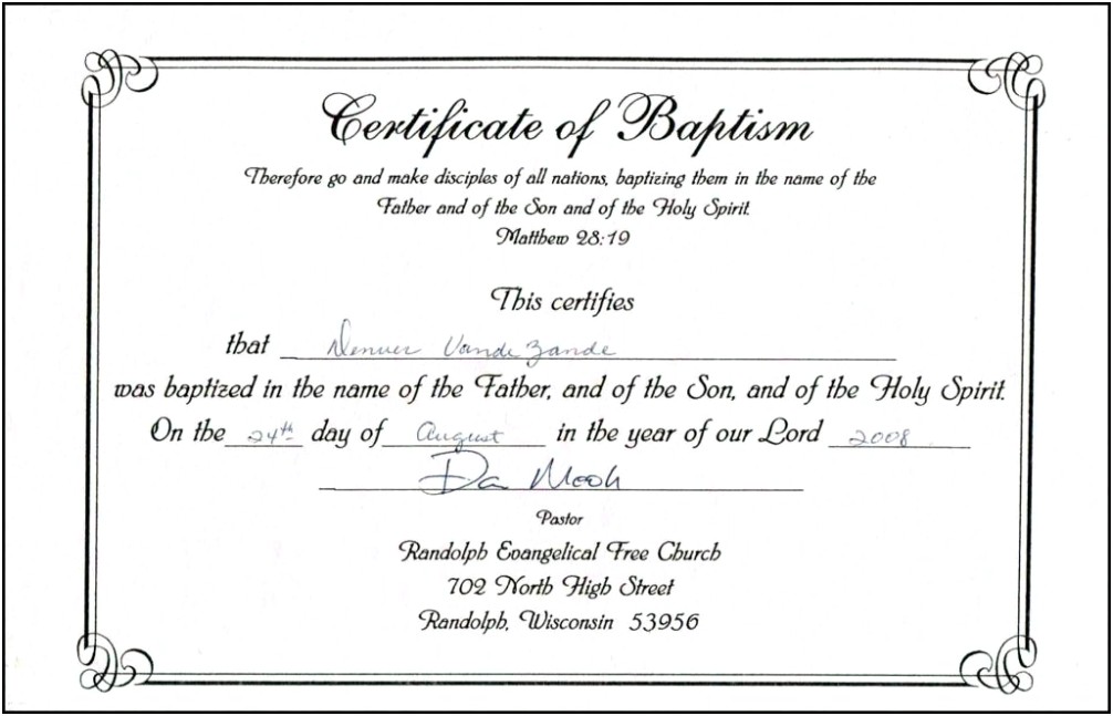 Sacrament Of Confirmation Certificate Template Free Download