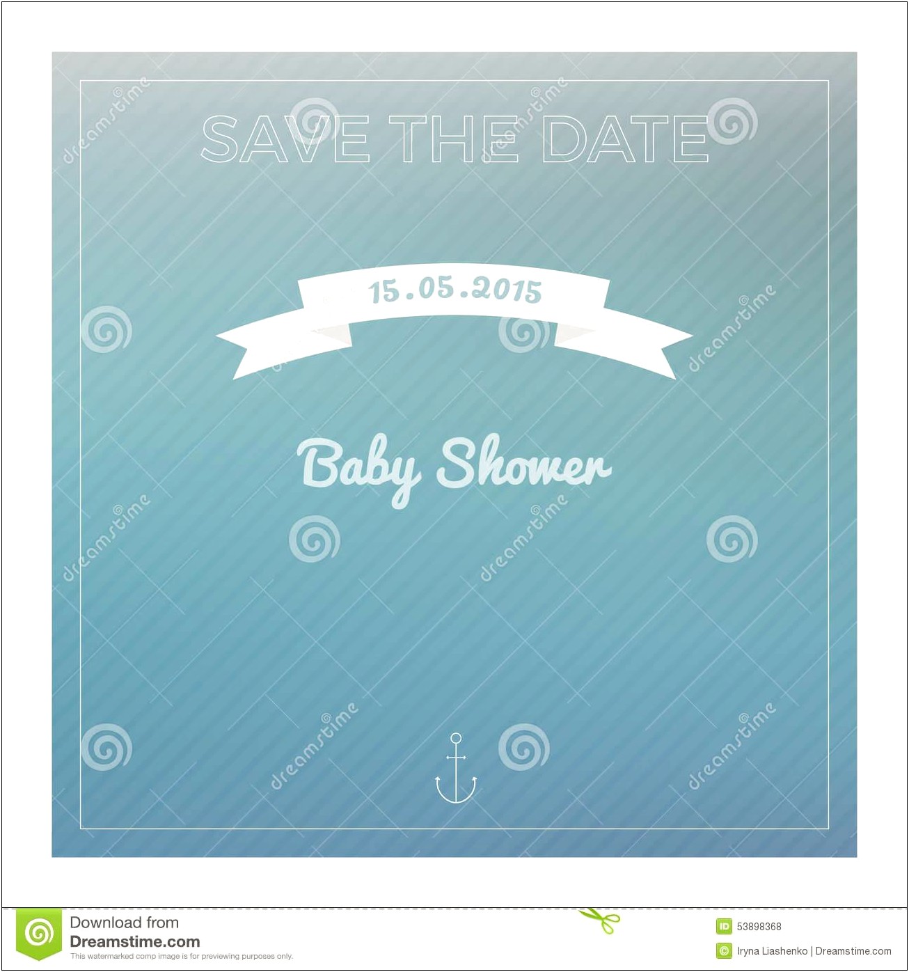 Save The Date Baby Shower Free Template