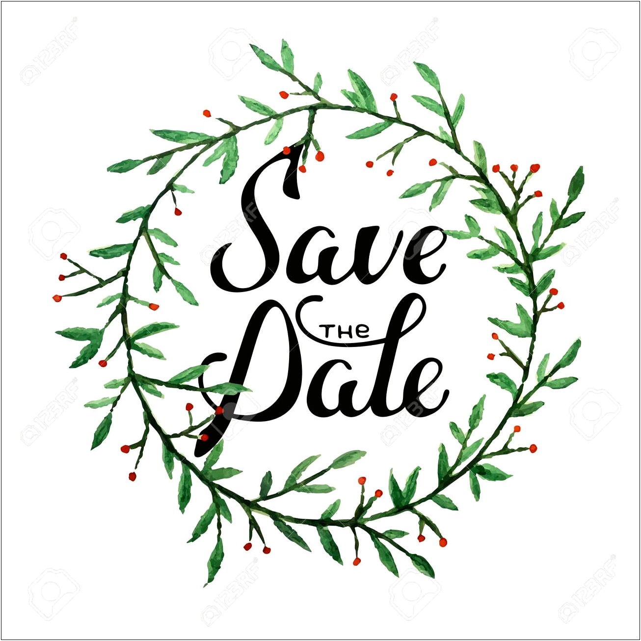 Save The Date Holiday Party Free Template