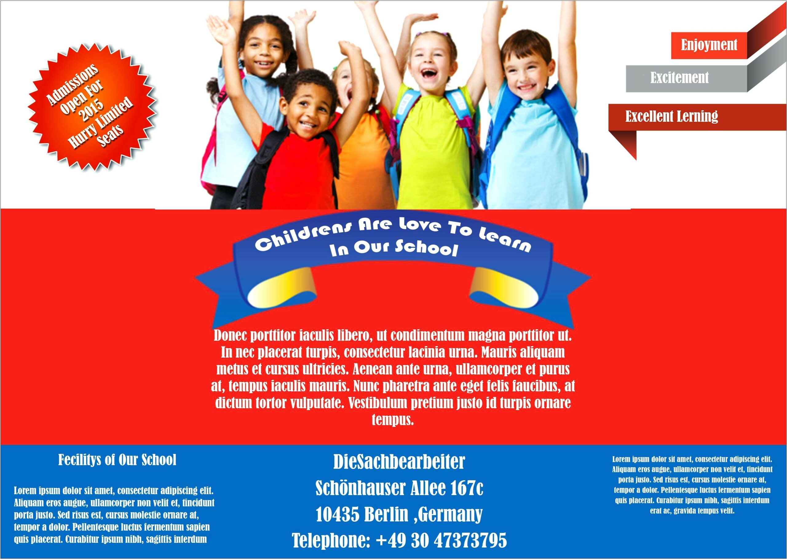 School Open House Flyer Template Free Microsoft