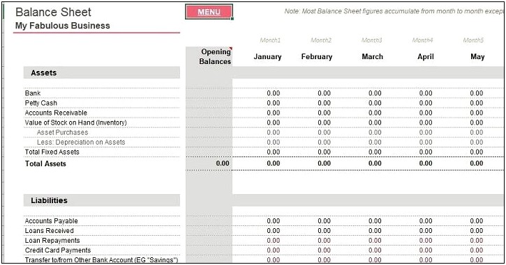 Self Employed Accounts Template Excel Free