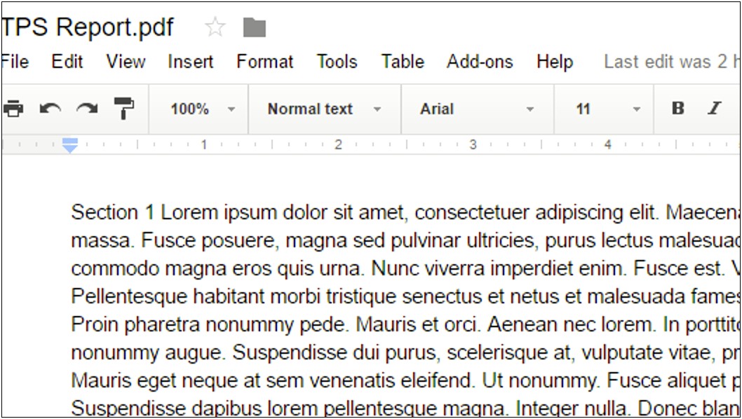 Send Google Doc Into Pdf Template Free