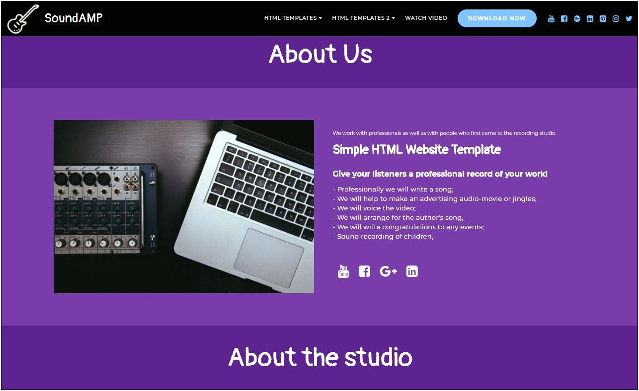 Simple Html Templates For Beginners Free Download