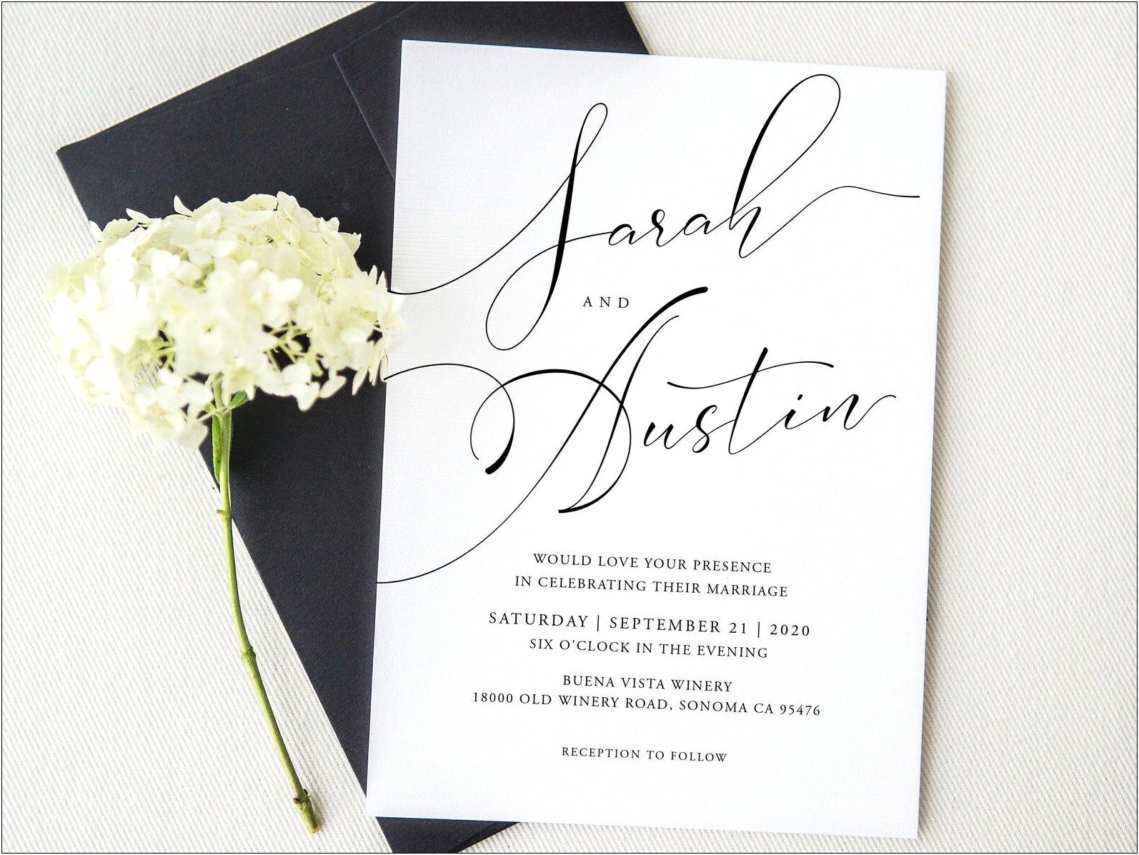 Simple Invitation Template To Print From Home Free