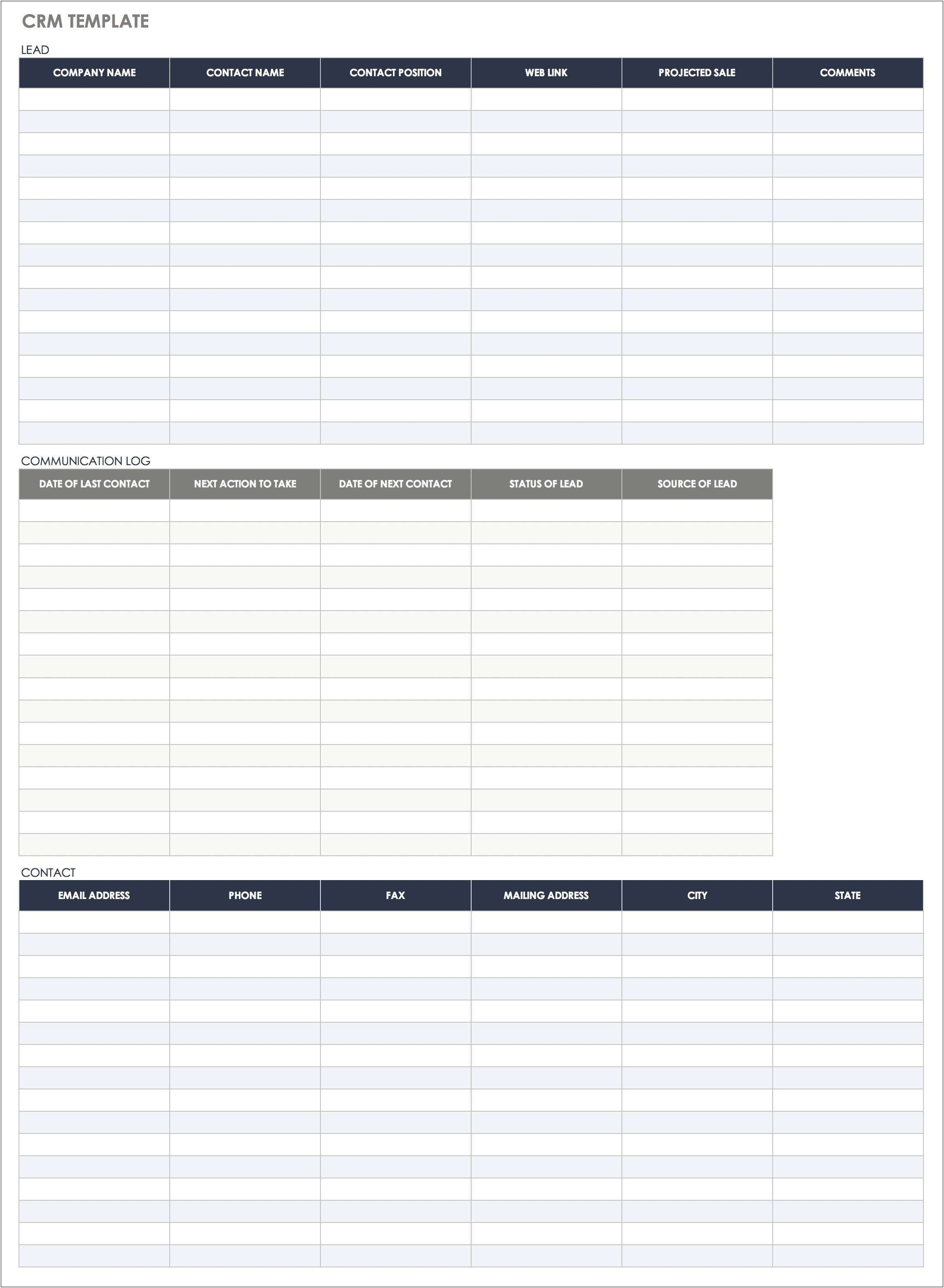 Social Work Case Management Templates Free