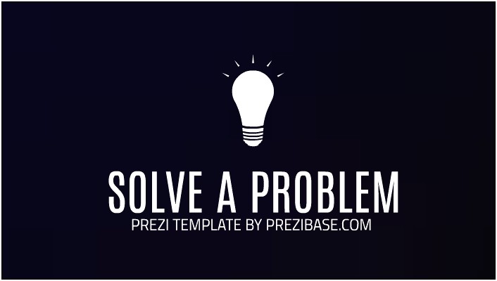 Solve The Puzzle Prezi Template Free Use